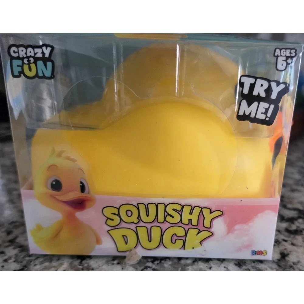 GIANT 🐤DUCK🐤Crazy Fun Squishy Tactile Squeeze Sensory Stress Relief Yellow NEW